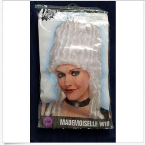 Accessories - Mademoiselle Wig White Adult Hallowoween